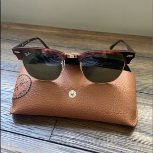 Brand new Ray Ban Clubmaster round sunglass